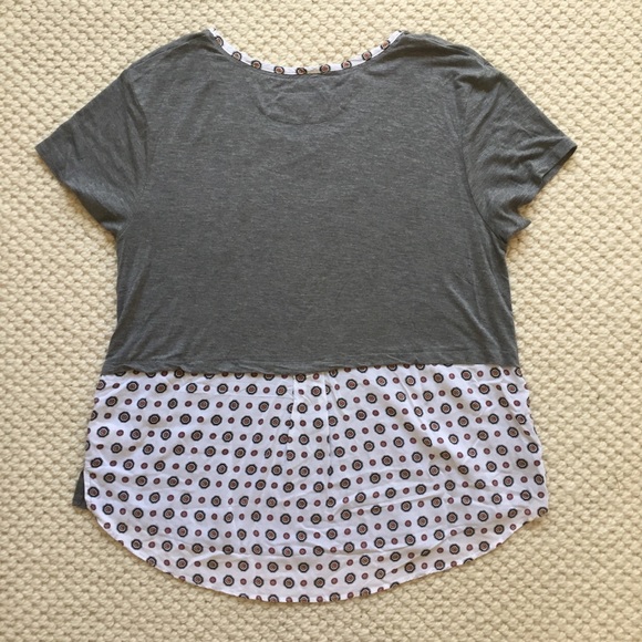 2/$10! Like new Kensie mixed media top - Picture 5 of 12
